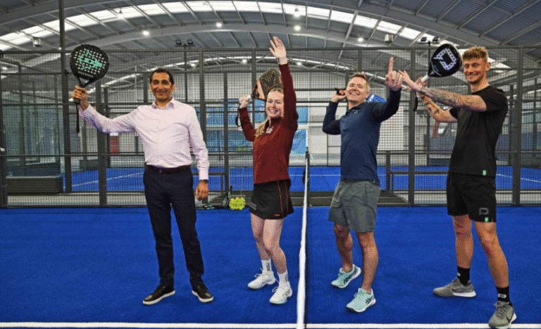 First Indoor Padel Courts Open at Tipton Sports Academy