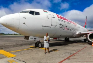 Kenya Airways Honors Caroline Ndonga by Naming New Boeing 737 After Her