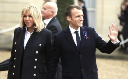 Macron Gets Slapped by Wife on Airport Stairs