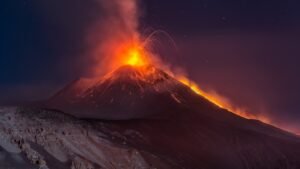 Mount Etna, Europe’s Most Active Volcano, Erupts Again