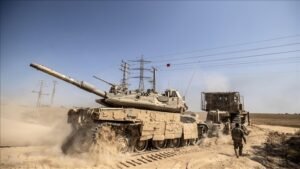 Al-Qassam Fighters Destroy Israeli Bulldozer in Gaza Attack