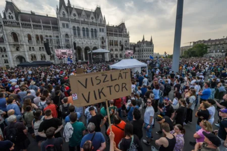 Budapest Erupts in Mass Protest Against Orbán Rule
