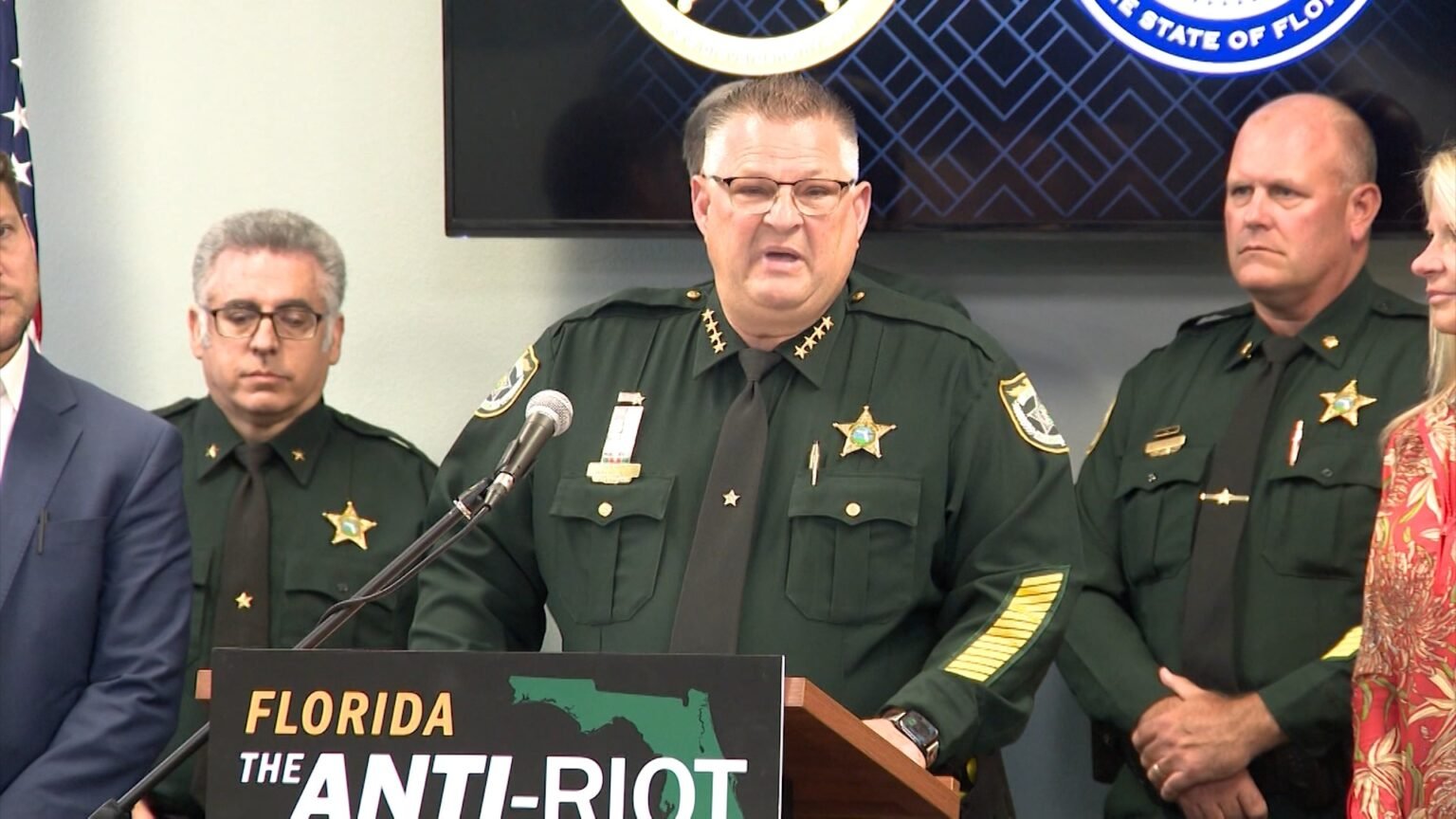 Florida Sheriff Threatens Protesters with Harsh Response
