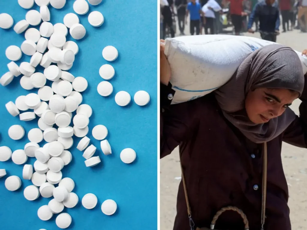 Opioid Pills Found in Gaza Relief Flour Spark Global Concern