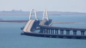 Ukraine Hits Key Crimea Bridge with Underwater Bombs
