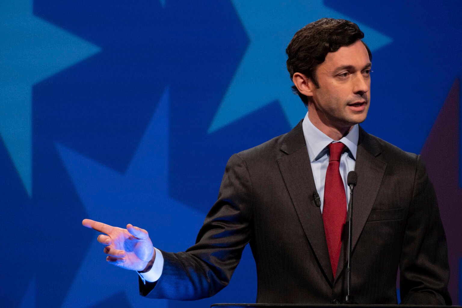 Senator Jon Ossoff spoke
