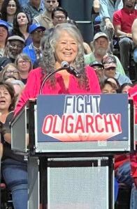 Union president Teresa Romero