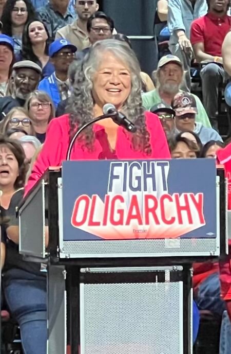 Union president Teresa Romero