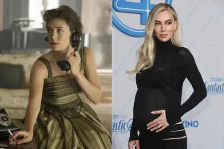 Vanessa Kirby Shows Baby Bump at Fantastic Four Premiere
