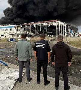 Russian missile strike Ukraine factory