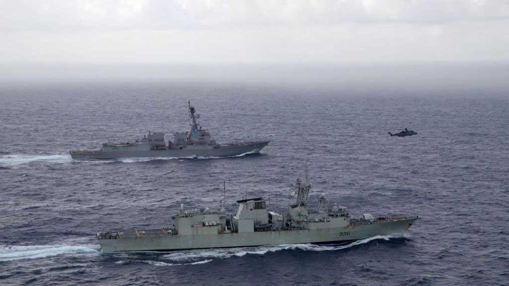 U.S. warships Venezuela drug cartels