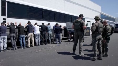 South Korean workers US immigration raid