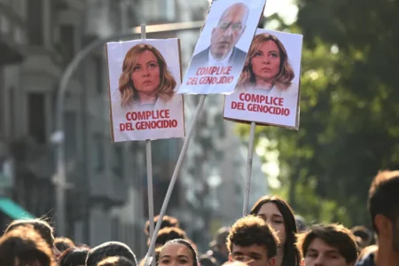 Italy’s Meloni Accused of Gaza Genocide Complicity