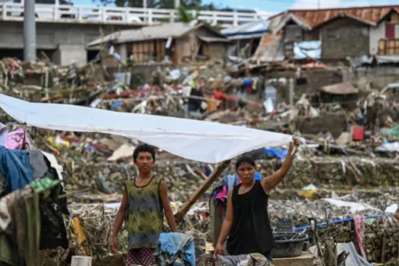 Powerful Typhoon Hits Philippines Hard