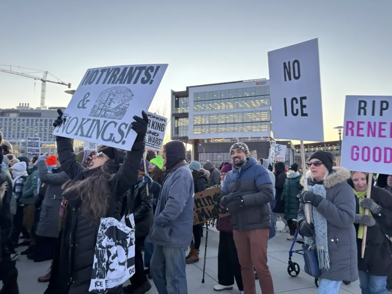 Rhode Island Trump Rally Protest Mixes Anger, Rights