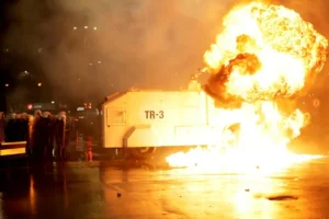 Clashes Erupt in Tirana at Anti-Graft Protest Clashes Erupt in Tirana at Anti-Graft Protest