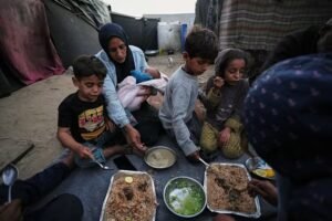 How did the people of Gaza spend their first Iftar-Sehri of Ramadan?