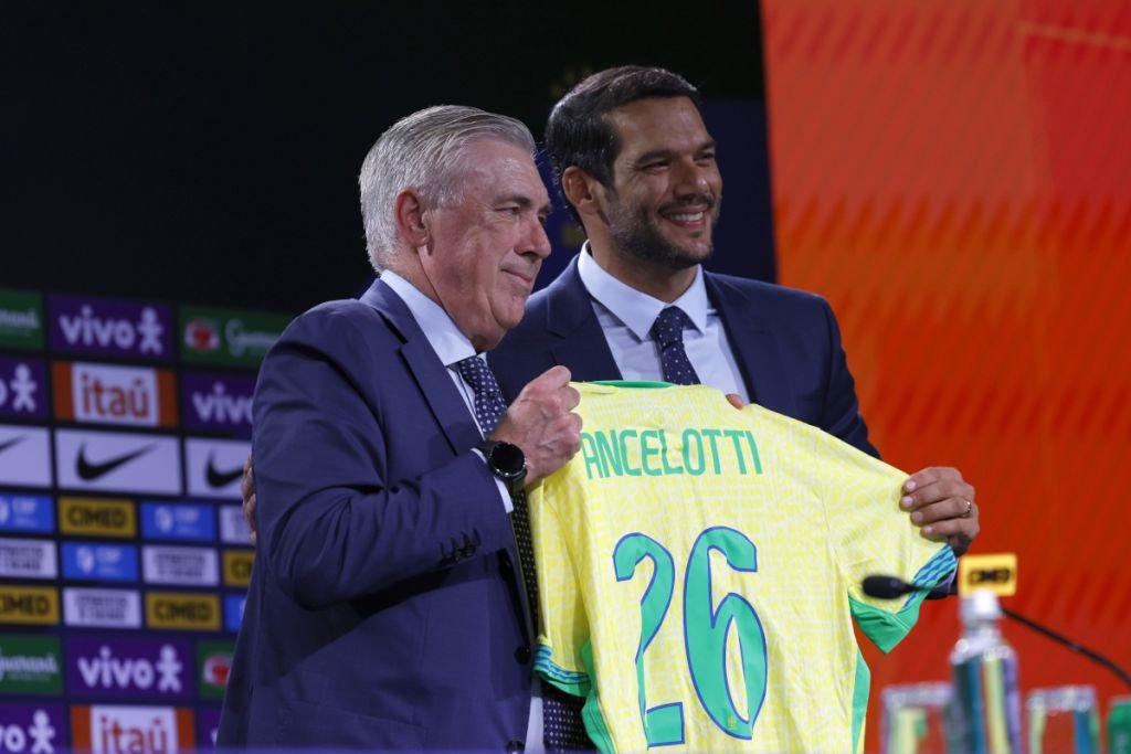 Brazil Extends Coach Carlo Ancelotti Contract Until 2030
