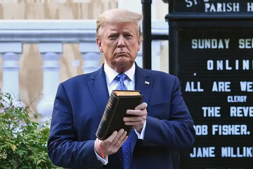 Trump Bible Reading Event Sparks Political Debate