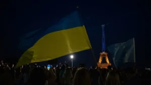 London And Paris Honor Ukraine Independence